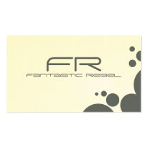 Slate Fantastic Rebel Business Cards