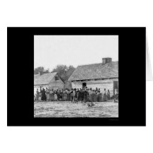 Slaves on Smith's Plantation in Beaufort, SC 1862 Card