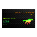 Sleek Horse Racing Business Cards