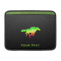Sleek Horse Racing MacBook Sleeve