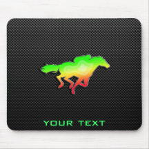Sleek Horse Racing Mousemats