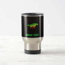 Sleek Horse Racing Mug