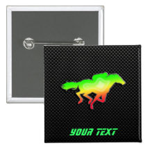 Sleek Horse Racing Pins