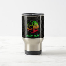 Sleek Justice Scales Coffee Mugs