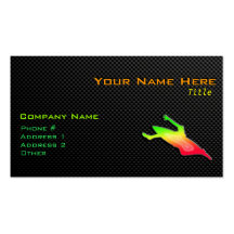 Sleek Kayaking Business Card