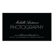 SLEEK PHOTOGRAPHER | PHOTOGRAPHY BUSINESS CARD