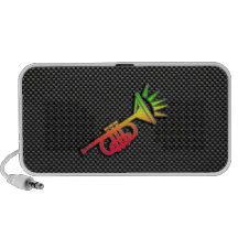 Sleek Trumpet Laptop Speaker