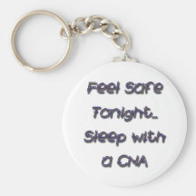 sleep with a CNA Keychain