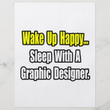 Sleep With A Graphic Designer Flyer Design