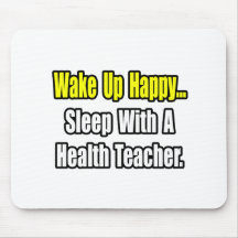 Sleep With A Health Teacher Mouse Mats