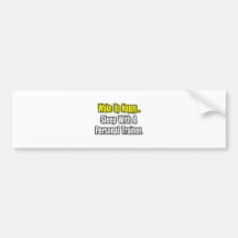 Sleep With A Personal Trainer Bumper Sticker
