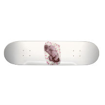 Sleeping Baby Pink design image Skate Board Decks