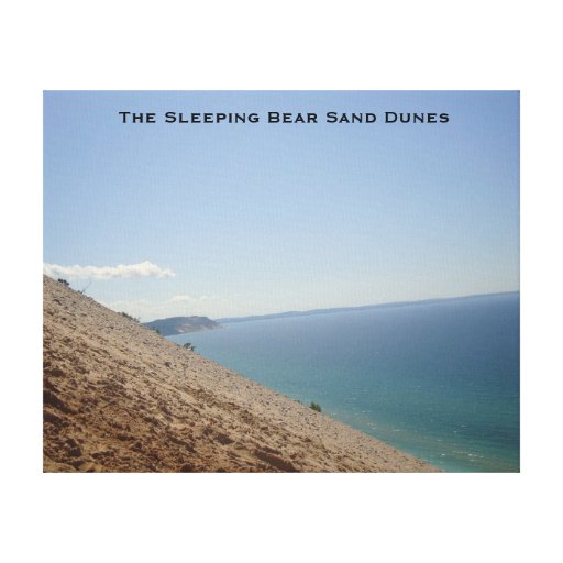 Sleeping Bear Sand Dunes Gallery Wrap Canvas