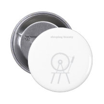 sleeping beauty button pins