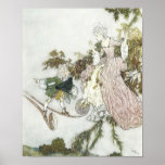 Sleeping Beauty by Edmund Dulac Poster Print