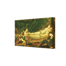 Sleeping Beauty ~ Edward Burne-Jones Canvas Prints