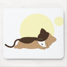 Sleeping Kitten Mouse Pad
