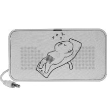 Sleeping man Doodle Speakers