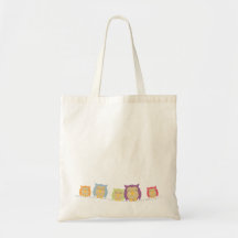 Sleeping Owls Tote Bag