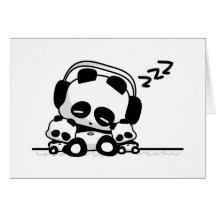 Sleeping Pandas Cards