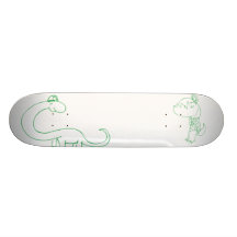 Sleepy Dino Board Skate Deck