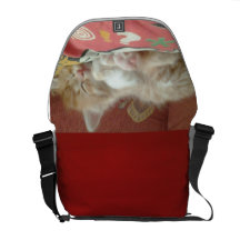 Sleepy Kitty Bag Courier Bag