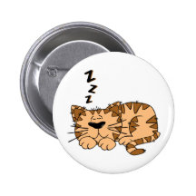 sleepy kitty button