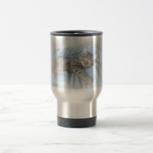 Sleepy Kitty Coffee Mug