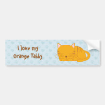 Sleepy Kitty {Tuxedo} Bumper Stickers