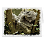 Sleepy Koalas Greeting Card