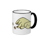 Sleepy Yellow Lab Puppy Mug
