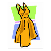 Sleeveless dress postcard
