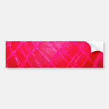 Sliced Red Wax Bumper Stickers