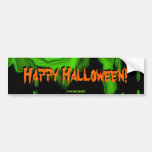 Slimy Halloween bumper sticker