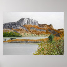 Slioch  and Loch Maree Print