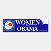 SLOCDP WOMEN FOR OBAMA BUMPER STICKERS