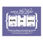 Slot Machine Save the Date - Wedding Post Cards