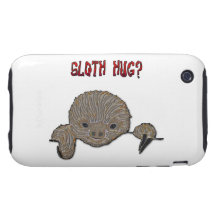 Sloth, “baby sloth”, “two-toed sloth”, “sloth draw iPhone 3 tough covers