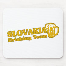 Slovakia Drinking Team Mousemats