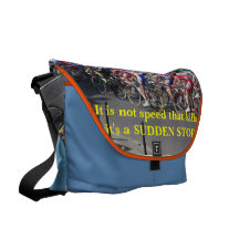 Slow down messenger bag