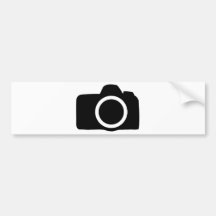 SLR Camera icon Bumper Stickers