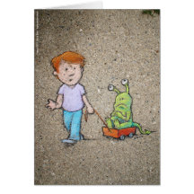 sluggo's wagon ride greeting cards