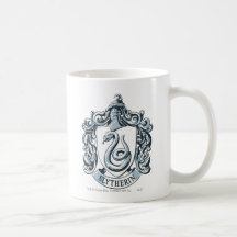 Slytherin Crest Blue Coffee Mug