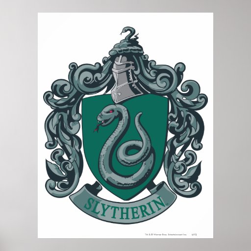 Slytherin Crest Green Print
