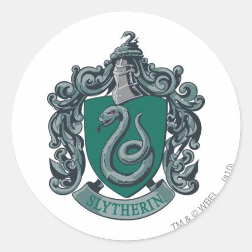 Slytherin Crest Green Sticker