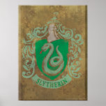 Slytherin Crest HPE6 Posters