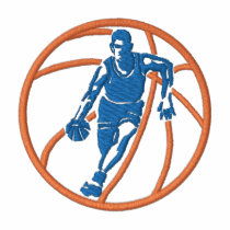 Small Basketball Logo embroidered shirts