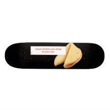 Small children are afraid of your hair. skateboards