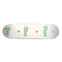 Small Edgar Poe heads Skate Decks