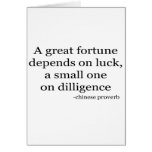 Small Fortune quote Cards
